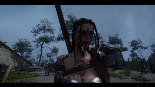 Fighting the Orc Chief