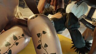 2B Foursome Spitroast [QoS Edit] (Futuruetist)