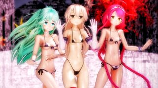 Shimakaze, Yamakaze & Kawakaze - Undead Enemy [MMD R15] ClassXIII