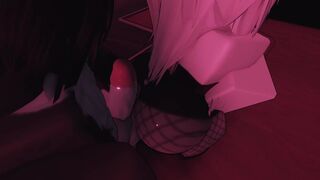 Cute neko gets fucked really hard with her bunny suit