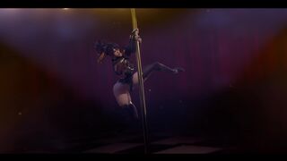 Akali Poledancing [Lewdgazer][4K]