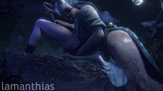 The Huntress with Sable Ward sex in 69 - Dead by Daylight (Lamanthias)