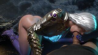 Aurora (Paragon) blowjob by Pewposterous