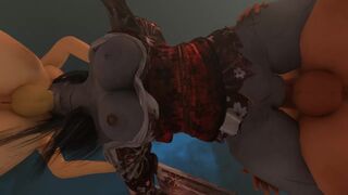 Hisako futa sex with Bubble Head Nurse - Killer Instinct