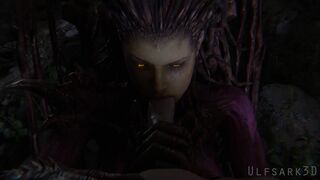 Sarah Kerrigan - Blowjob sex POV (Starcraft 2)
