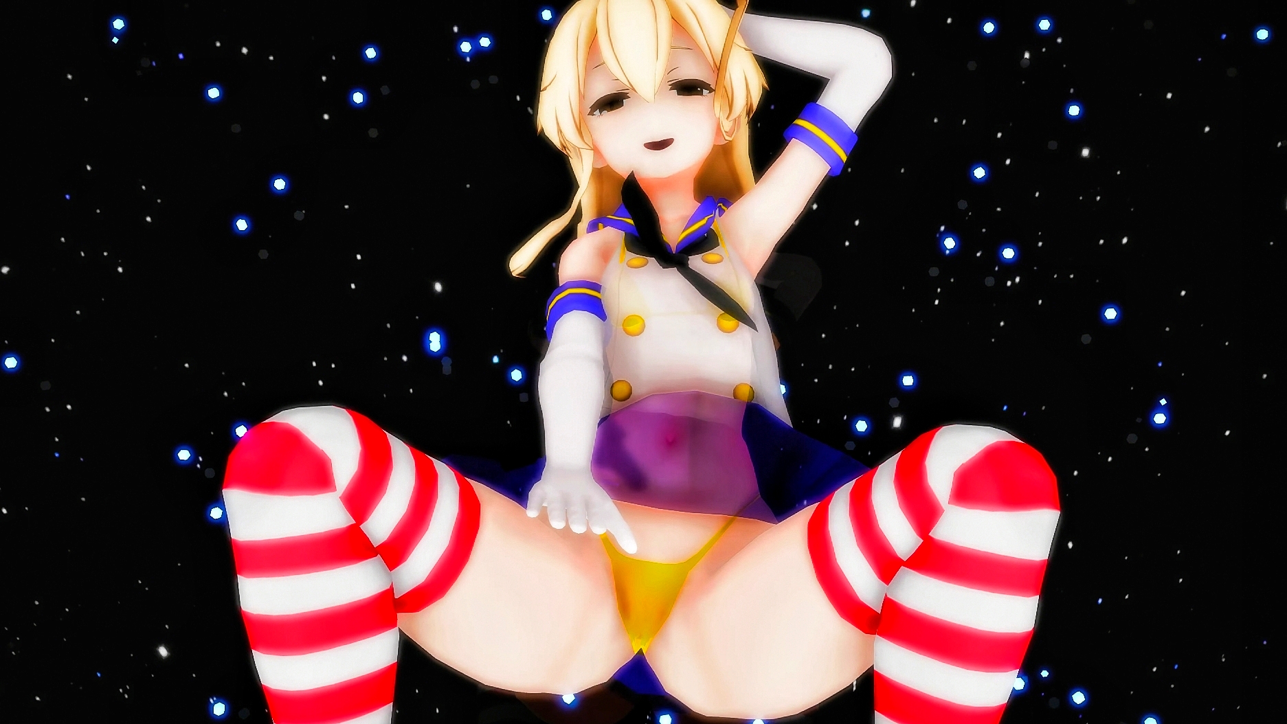 Shimakaze Disco Drop Dance Mmd R15 Manynight