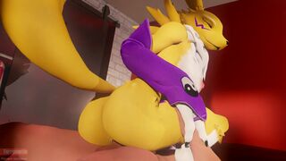 Renamon enjoys