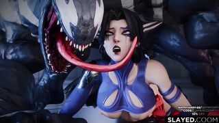 [Slayed] Psylocke+Emma (Sex only edit)