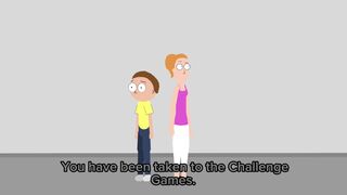 Summer gives Morty a blowjob - CHALLENGE GAMES