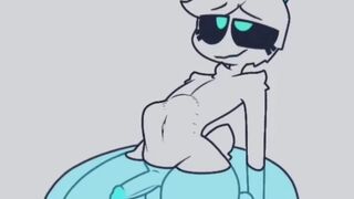 Zyneru getting filled by slime