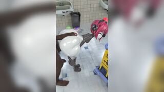 Mini-chan Bathroom Assjob [HardFrame][HD][60FPS]