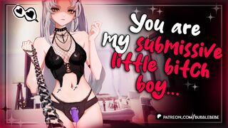 Your Dom Goth Roommate Masturbating So She Pegs You  | Vtuber Roleplay
