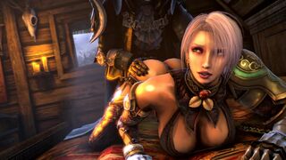 ivy takes a backshot