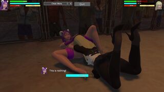 HRSL: Featherine vs Roxxane Street Fight