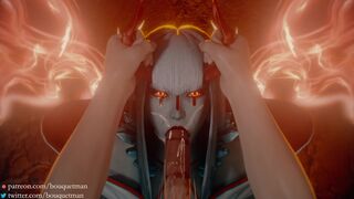 Devil Kazumi Mishima blowjob