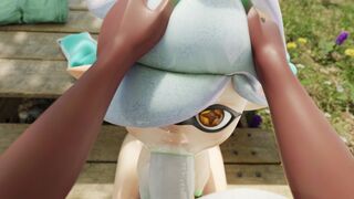 Marina x Marie Throat Splatting (Angle 2) [SleepyKeeper]