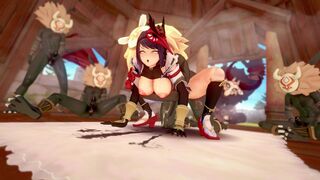 Kujou Sara Churled By Debu