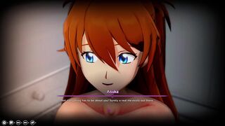 My hentai fantasy Asuka and Mirai threesome