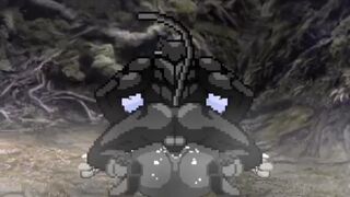 Blaziken pinned down and knocked up with kits