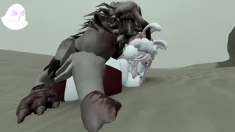 Kawai girl X WolfZombieMan