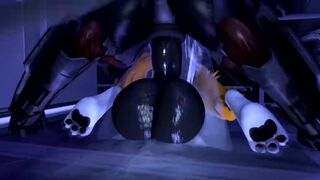 Renamon X Bladewolf x Krystal [Kx2-SFM]