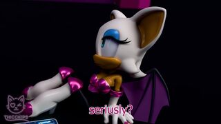 Rouge the bat try to steal a very expensive gem