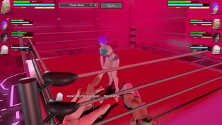HRSL: Amira vs Anya vs Grace vs Aika Orgasm Overload Brutal Four Way Match!!!