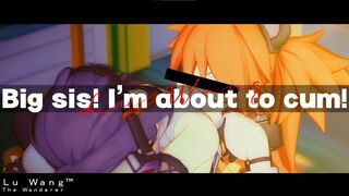 Big sis! I’m about to cum!