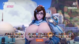 Mei and her huge boobs