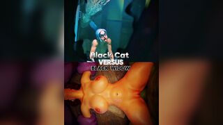 Black Cat vs Black Widow