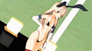 Shimakaze - Conqueror [MMD R15] Shitake Guruguru
