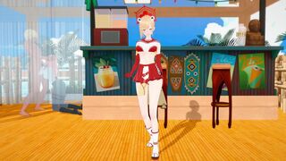 [NTR sex + dance] kitagawa marin, inui sajuna, inui shinju - mysterious (mmd-bug)