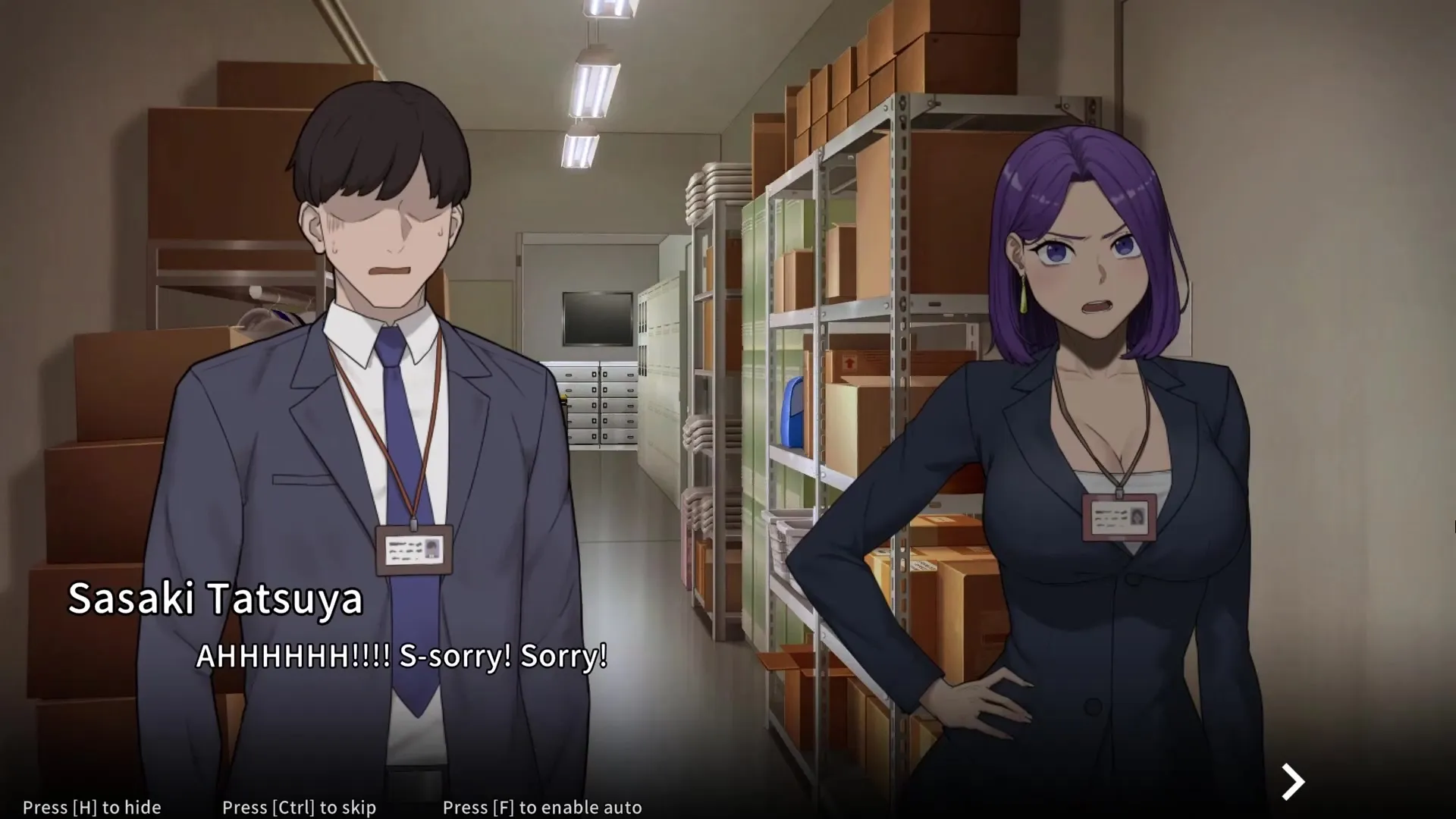 NTR Office: Cuck Route - Yui Scenes. No Commentary