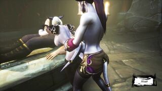 Futa draenei DPs female draenei