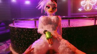 Glamrock Chica Performs Off Stage - Furromantic