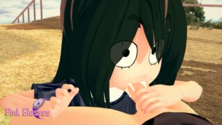 A blowjob in the park on a sunny day by Tsuyu Asui