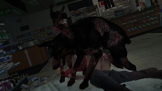 (New Angle 4)-Claire X Z-Dogs-[DarktronickSFM]