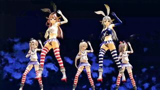 Shimakaze & Fleet Girls - Wave [MMD R15] Tian Fei Emperor