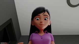 Helen have present for Violet - Anianiboy
