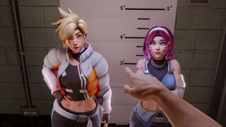 Tracer & D.Va are broke the law [full,mix,intro,facefuck,anal]