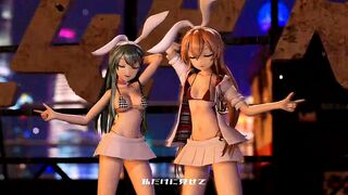 Shimakaze & Suzuya - Cynical Night Plan [MMD R15] RiRi