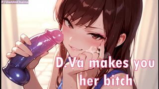 D.Va makes you her bitch - Hentai Sissy Joi