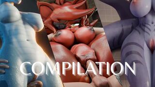 Tenzide, BabyMoonART and LewdChord - Compilation/PMV