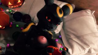 Sharing A Special Treat With Umbreon - Furromantic