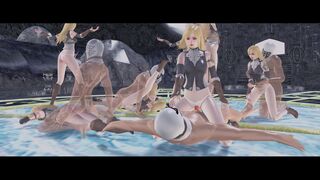Lineage 2 Revolution Elf Orgy to that Vietcong propaganda track (MMD)