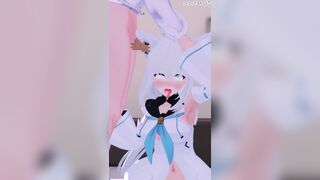 [Suzutaro3D] Fubuki Ear Penetration (Extended)