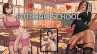 [FUTA JOI] A new plaything at the Futanari School 2