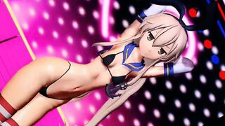 Shimakaze - Hip Sway Dance [MMD R15] GuraMMD