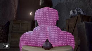 Tifa Dildo Sitting (Short Hair&Nude/Front + Back View) [Beta-Safe]