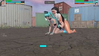 Futa Nun vs futa nurse: heroine rumble 2